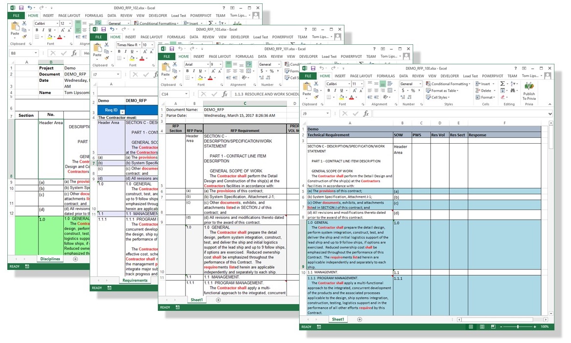 excel compliance matrix template